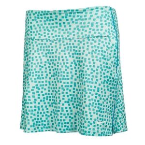 NWT Nike UV Grid Print 19" Athletic Dri-Fit Skort (Aqua)